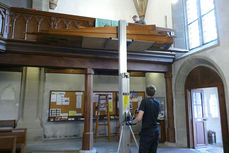 Sanierung der "Lötzerich" Orgel in St. Crescentius (Foto: Karl-Franz Thiede)